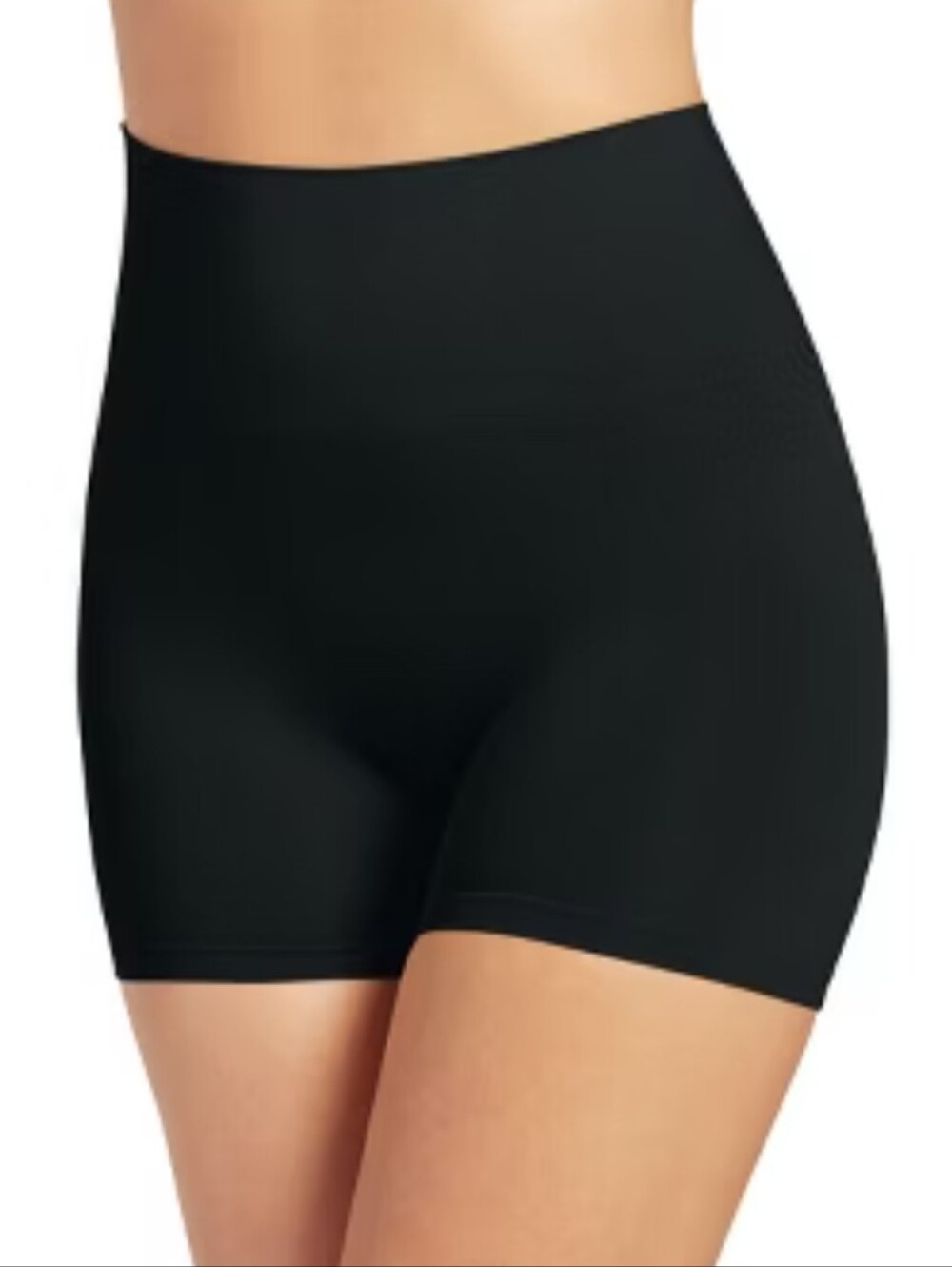 Skinnygirl Black High-Waist Sculpting Bike Shorts